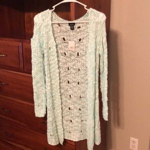 Light blue cardigan